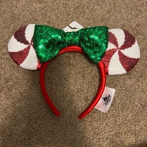 Disney Christmas Minnie Mouse Ears Headband